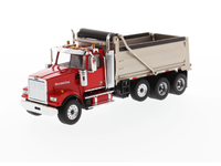 Western Star 4900 SF Dump Truck - Red Cab/Matte Silver Dump - Transport Series - 71067