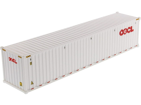 OOCL 40' Dry Goods Sea Container - White - 1/50 Scale - 91027B