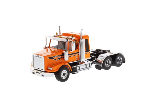 Diecast Masters Western Star 4900 SB Sleeper Tandem Tractor – Metallic Orange - 1/50 - 71063